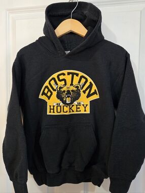 Boston Bruins Graphic Cotton Hockey Hoodie, Kids Small
